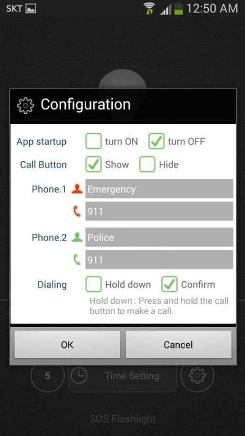 SOS Flashlight -Emergency Call screenshot 4