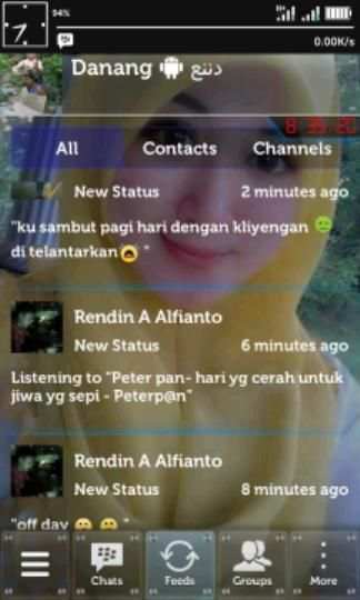 BBM Transparan Terbaru 2016 screenshot 1