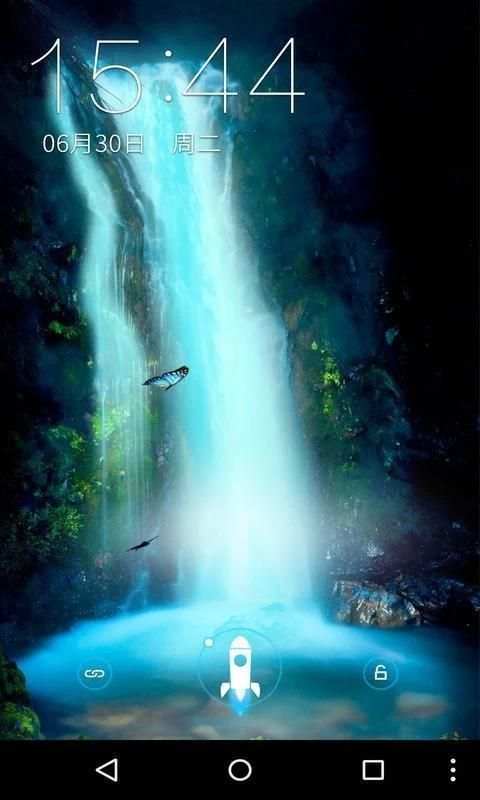 The water fall LiveWallpapers 2 تصوير الشاشة