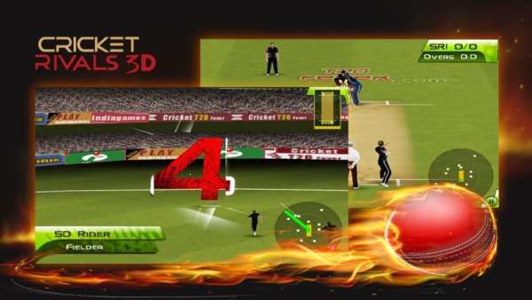 Cricket Rivals 3D 4 تصوير الشاشة