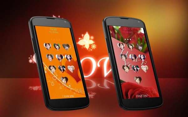 love keypad lock screen screenshot 2