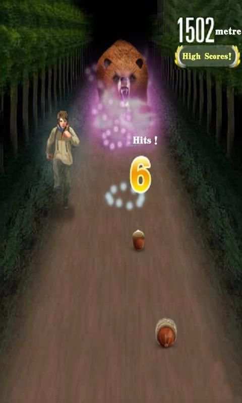 angry bear run 3D скриншот 2