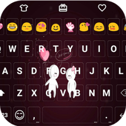 Cartoon Love Emoji Keyboard आइकन
