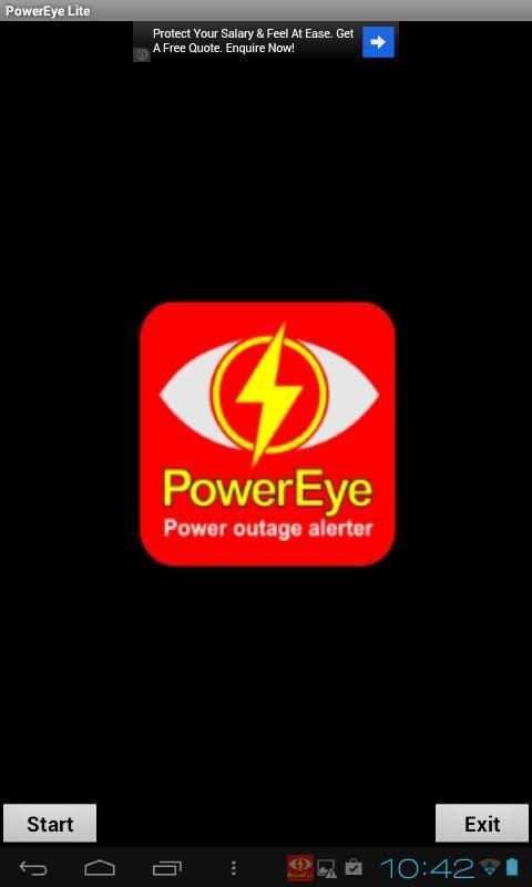 PowerEye Lite AC outage alert screenshot 7