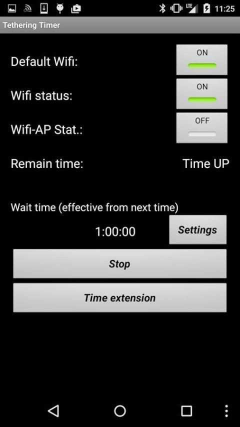 Tethering Timer 2.0 screenshot 2