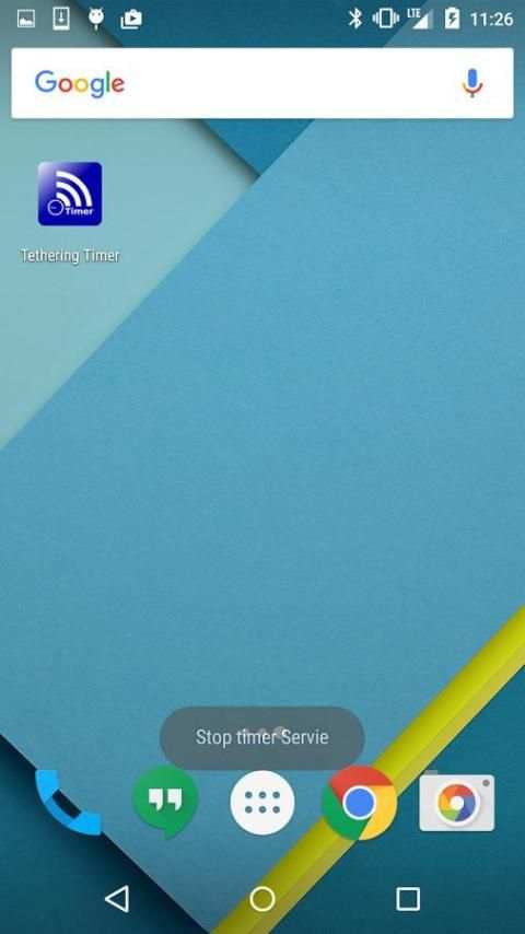 Tethering Timer 2.0 screenshot 1