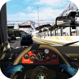 City Traffic Driving in Car icon