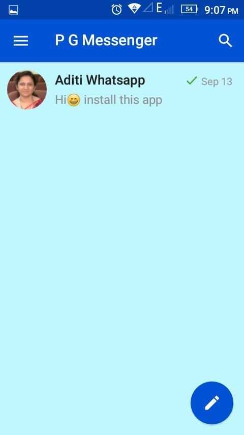P G Messenger. screenshot 1