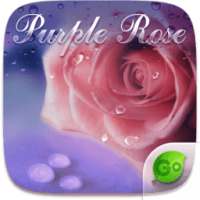 Purple Rose GO Keyboard Theme