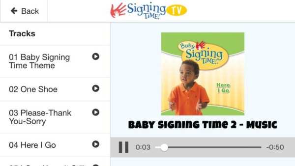 Signing Time TV screenshot 6