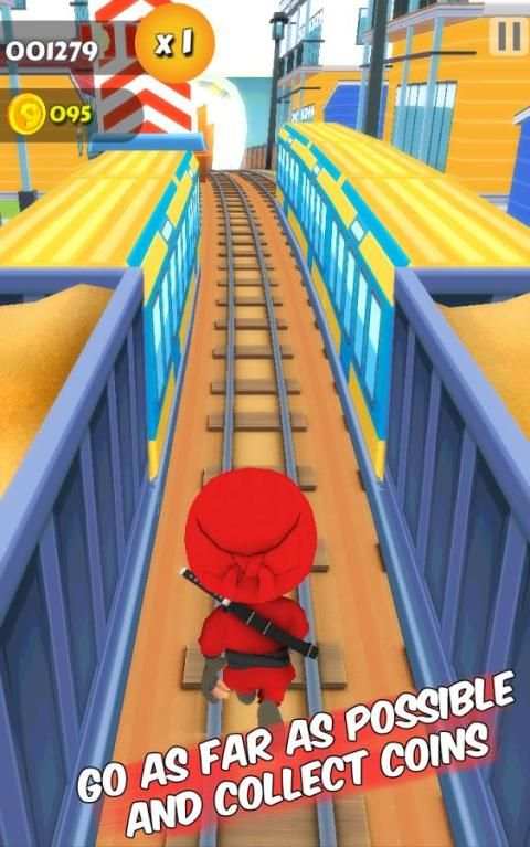 Subway Ninja Surf Run screenshot 8