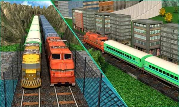 Euro Train Driving Cargo 3D screenshot 9