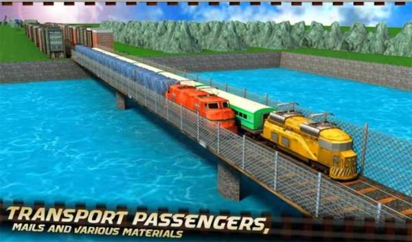 Euro Train Driving Cargo 3D screenshot 6