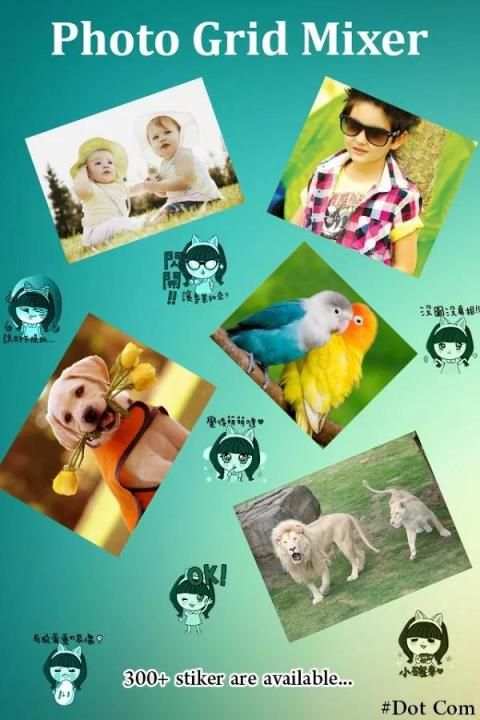 HD Photo Grid Mixer-365 Stickers screenshot 3