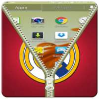 Zipper Lock:Real Madrid Flag