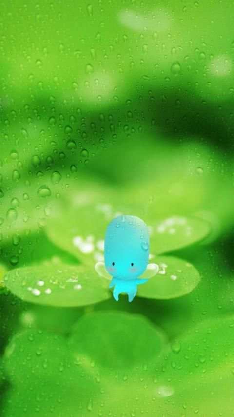 Peas Rain Live Wallpaper screenshot 2