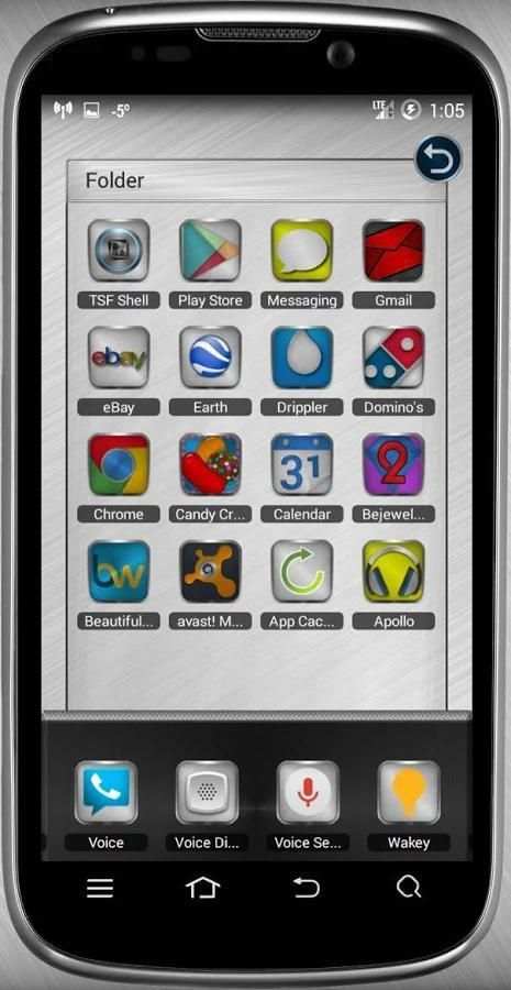 Black-Steel TSF Shell Theme скриншот 6
