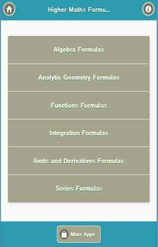 Higher maths Formulas screenshot 5