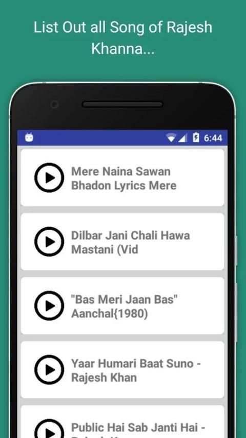 Rajesh Khanna Song Collection स्क्रीनशॉट 3