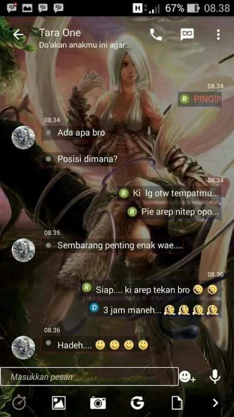 Tema Transparan Di Androidmu screenshot 1