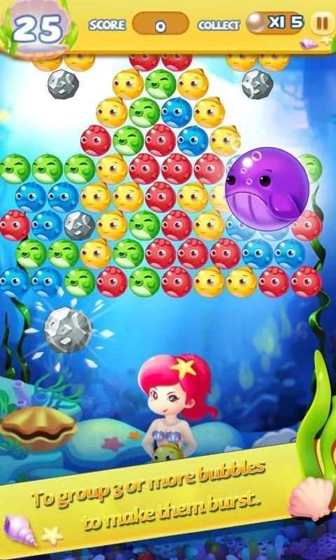 Mermaid Bubble Legend screenshot 6