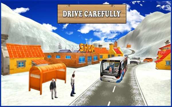 Extreme Snow Bus Driving screenshot 7