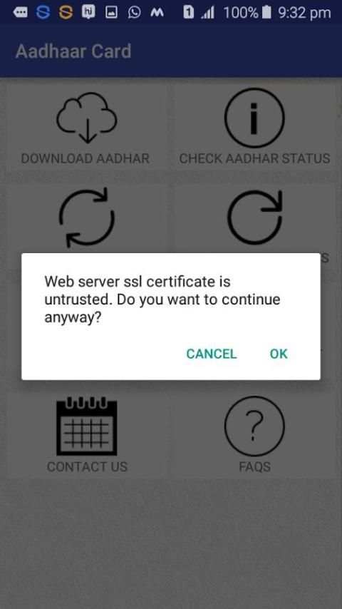 Instant Aadhaar screenshot 1