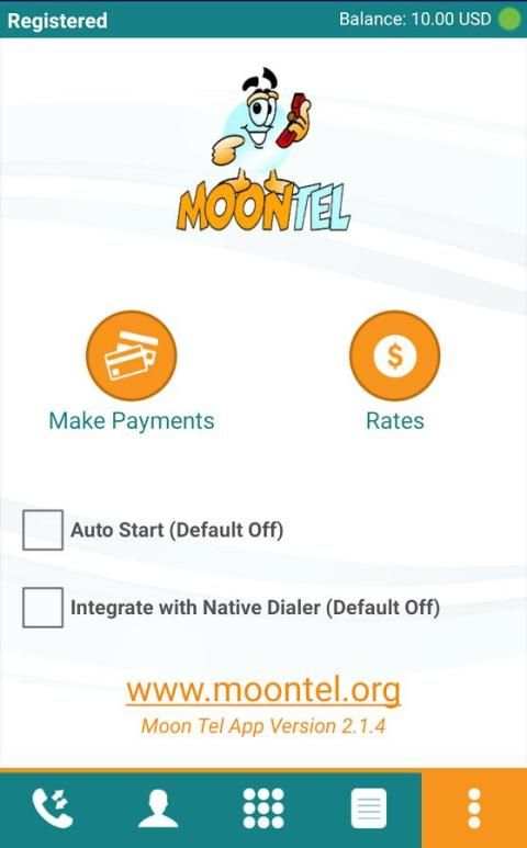 MoonTel скриншот 1