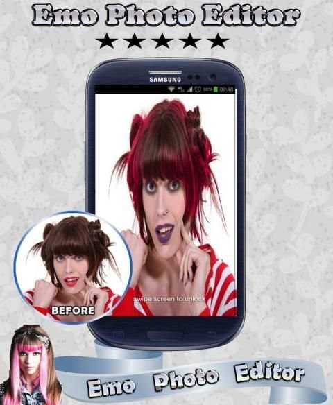 Emo Photo Editor screenshot 1