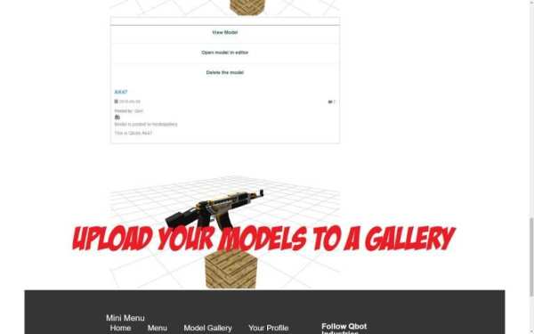 Qbox The 3d Model Maker 1 تصوير الشاشة