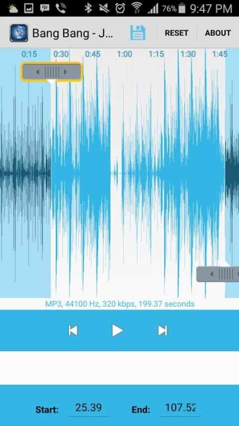 Mp3 Cutter and Ringtone Maker स्क्रीनशॉट 6