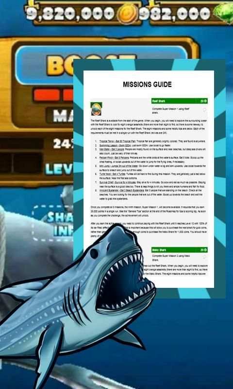 Guide Hungry Shark Evolution screenshot 2