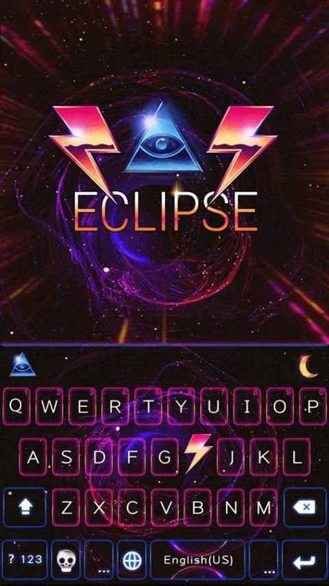 Eclipse Theme for iKeyboard स्क्रीनशॉट 4