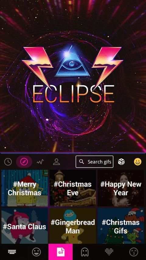 Eclipse Theme for iKeyboard स्क्रीनशॉट 3