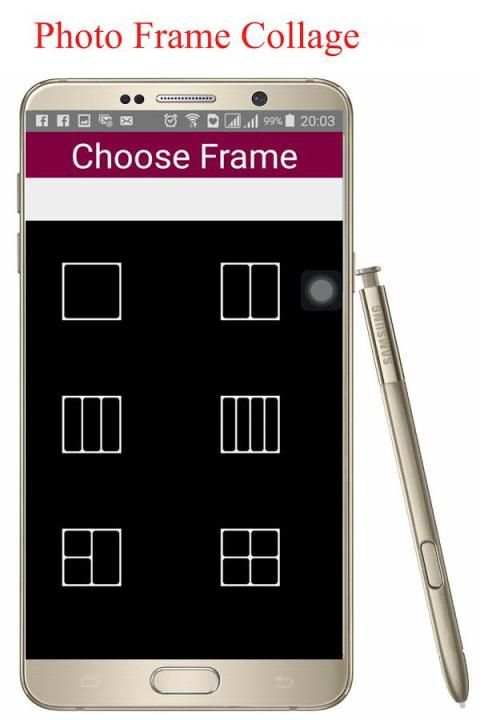 Photo Frame Collage 4 تصوير الشاشة