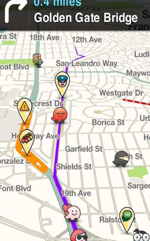 Guide Waze Traffic Maps screenshot 1