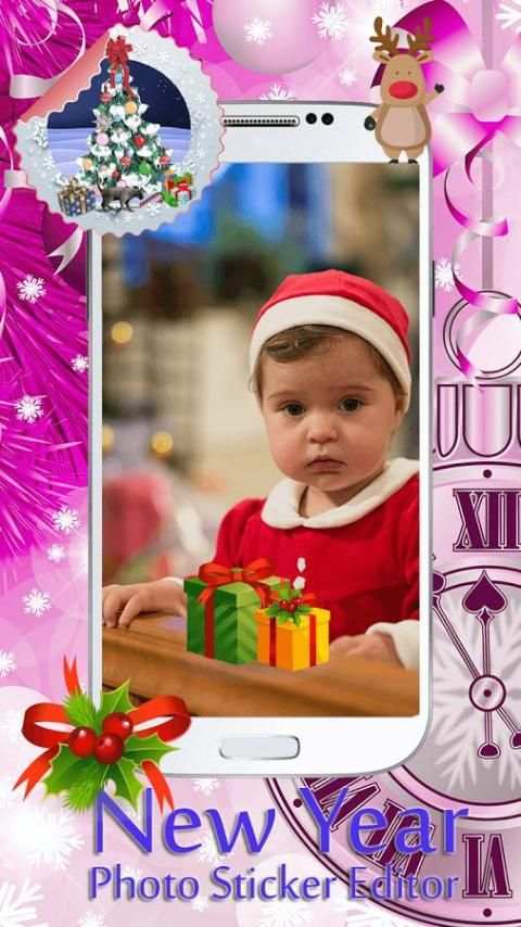 New Year Photo Sticker Editor screenshot 6