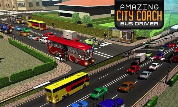 Amazing City Coach Bus Driver screenshot 14