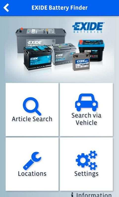 EXIDE Battery Finder screenshot 10