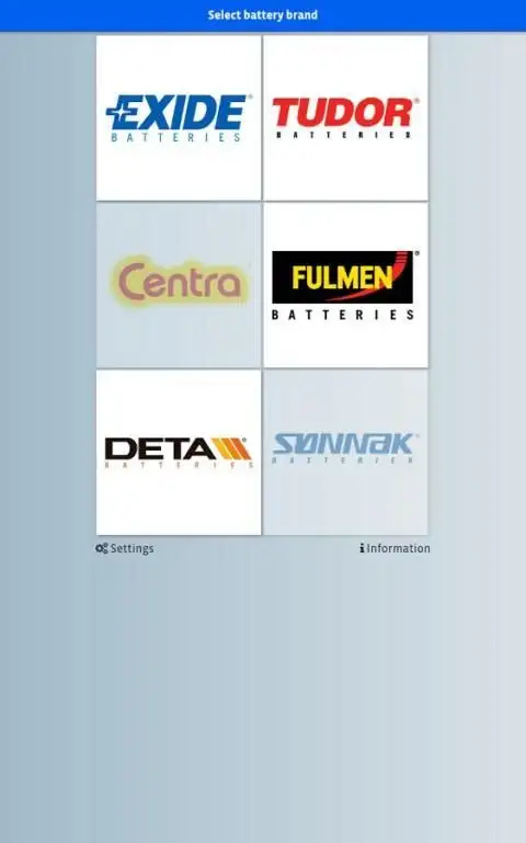 EXIDE Battery Finder screenshot 1