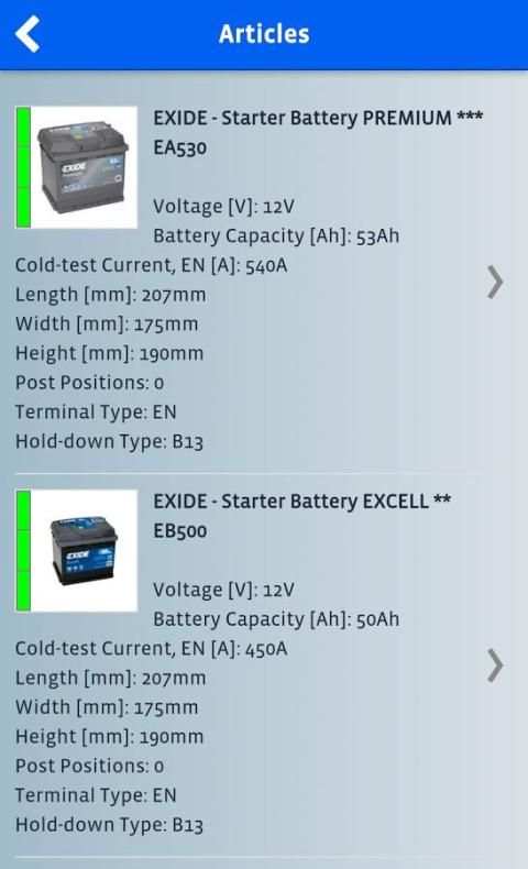 EXIDE Battery Finder screenshot 8