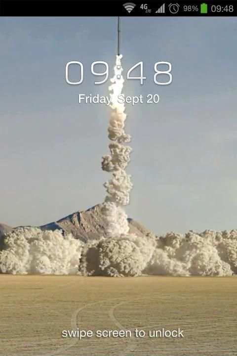 Rocket Launch Live Wallpaper screenshot 2