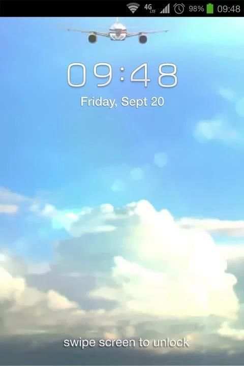 Airplane Landing LWP screenshot 4