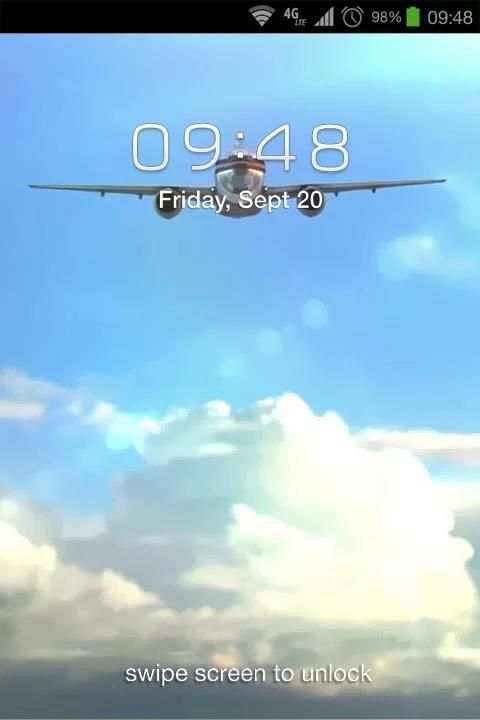 Airplane Landing LWP screenshot 3