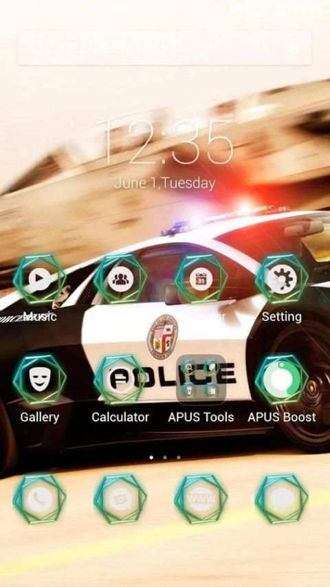 Breakthrough speed APUS theme screenshot 3