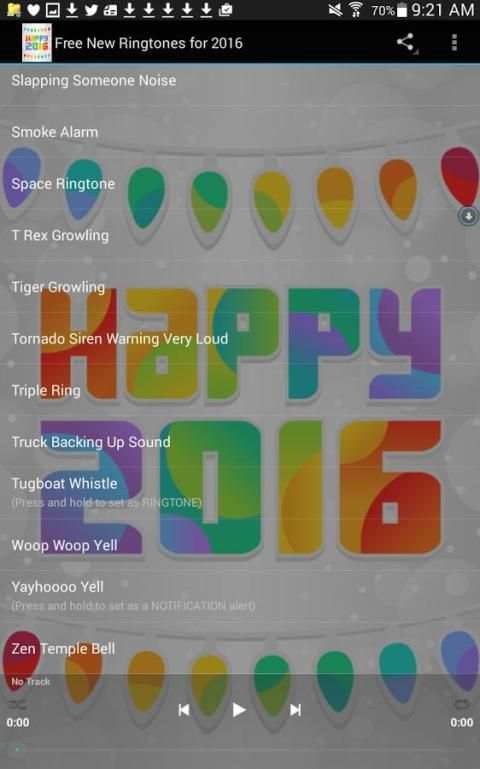 Free New Ringtones for 2016 2 تصوير الشاشة