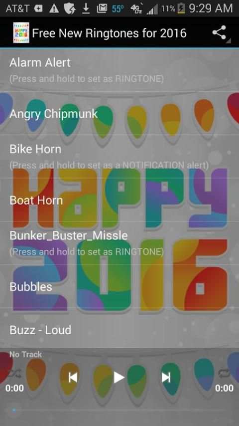 Free New Ringtones for 2016 9 تصوير الشاشة