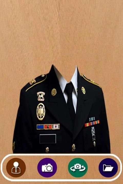 Army Suit Photo Camera screenshot 1
