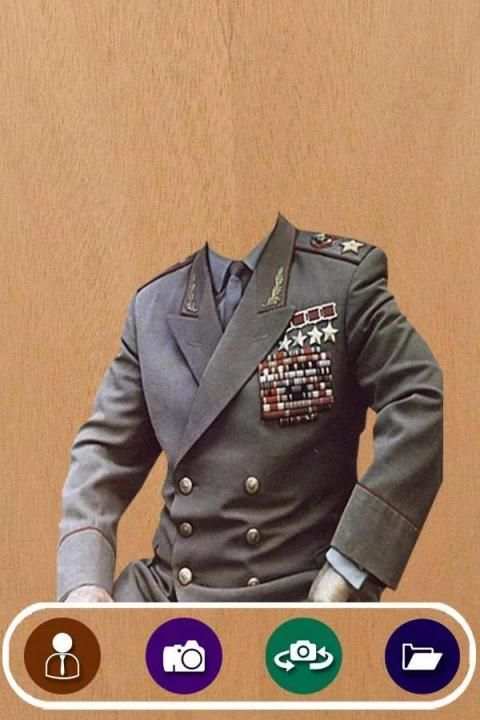 Army Suit Photo Camera 4 تصوير الشاشة