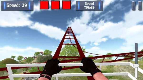 Roller Coaster Rush - 3D Sim 5 تصوير الشاشة